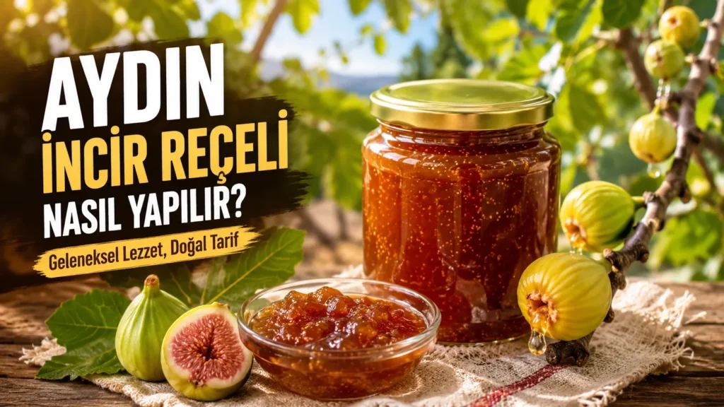 Aydın Usulü İncir Reçeli Nasıl Yapılır? Evliya Çelebi’nin Övdüğü O Meşhur Lezzetin Tam Ölçülü Tarifi ve Püf Noktaları