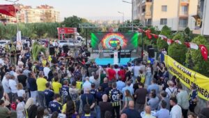 Aydın’da Fenerbahçeliler Parkı açıldı! Sarı-lacivertli camiadan yoğun katılım