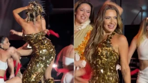 Hadise Kuşadası’nda rüzgar gibi esti: Konser alanına sığmayan hayranlarına seslendi