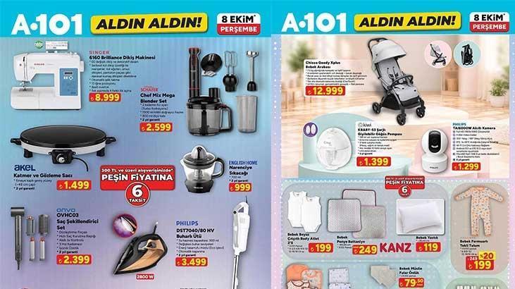 A101 3-9 Ekim ve 8 Ekim aktüel ürün kataloğu