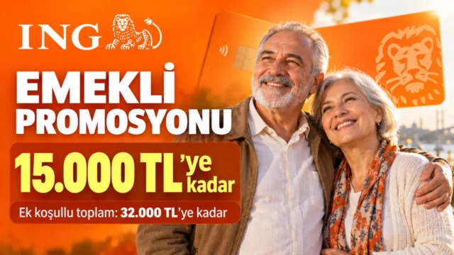 Emekliye ING’den 32 bin TL’ye kadar promosyon: Ek şartlar var