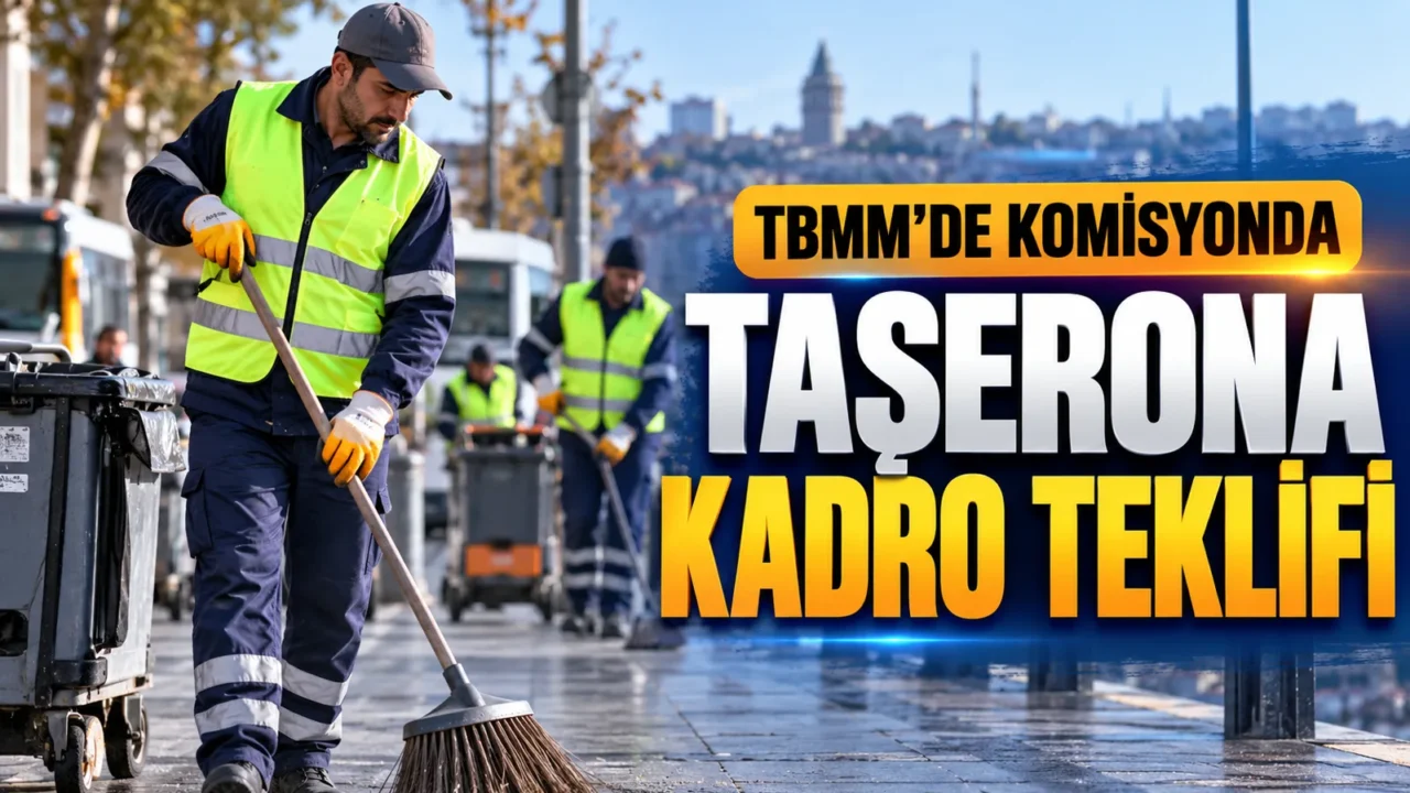 Belediye hizmetinde çalışan işçiler, temsili görsel
