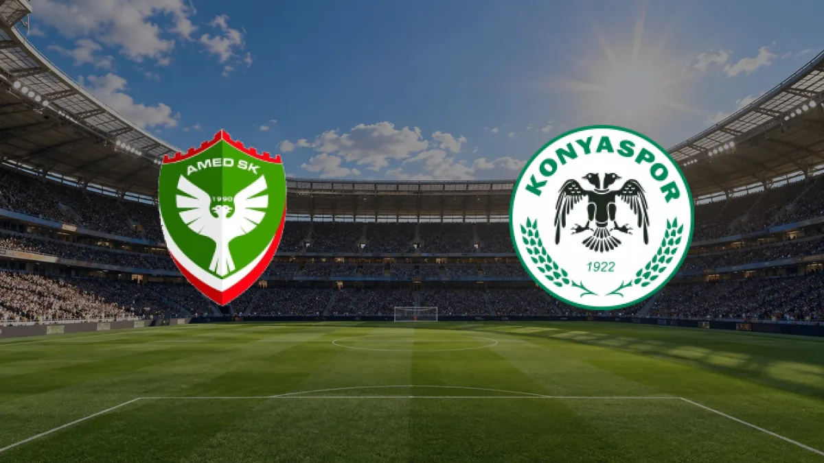 Amedspor - Konyaspor maçı